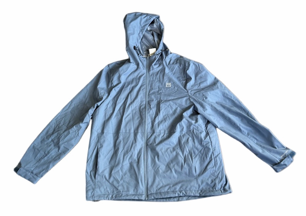 Avalanche Light Blue Hooded Men's Windbreaker Jacket